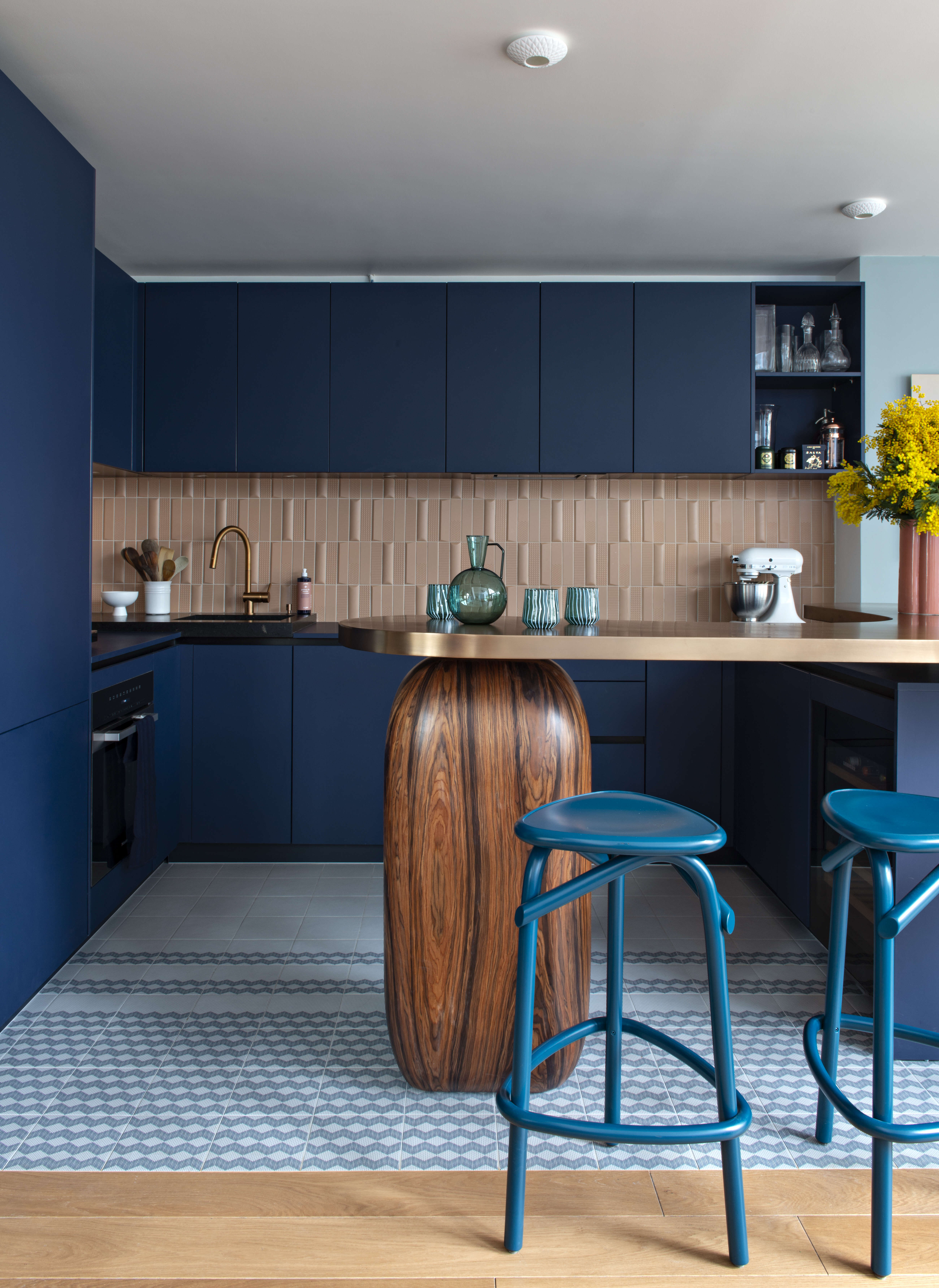 Cuisine Bleu tendance Perene