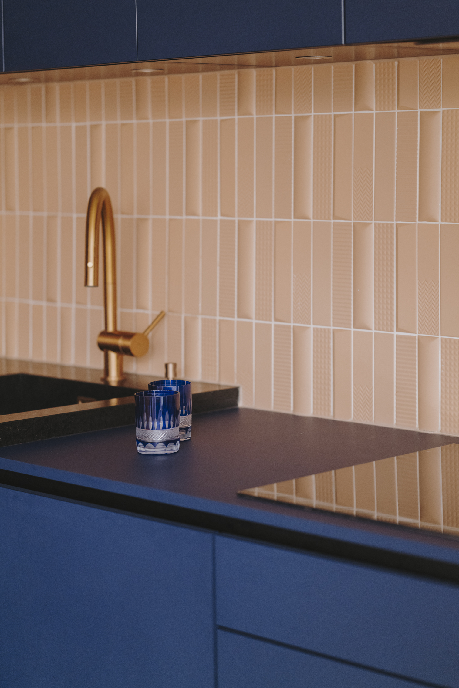 Cuisine facade bleu Perene