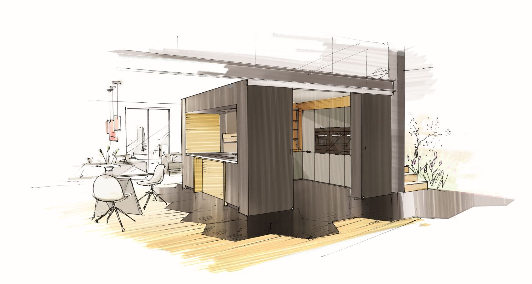 croquis-renovation-cuisine-penthouse-perene