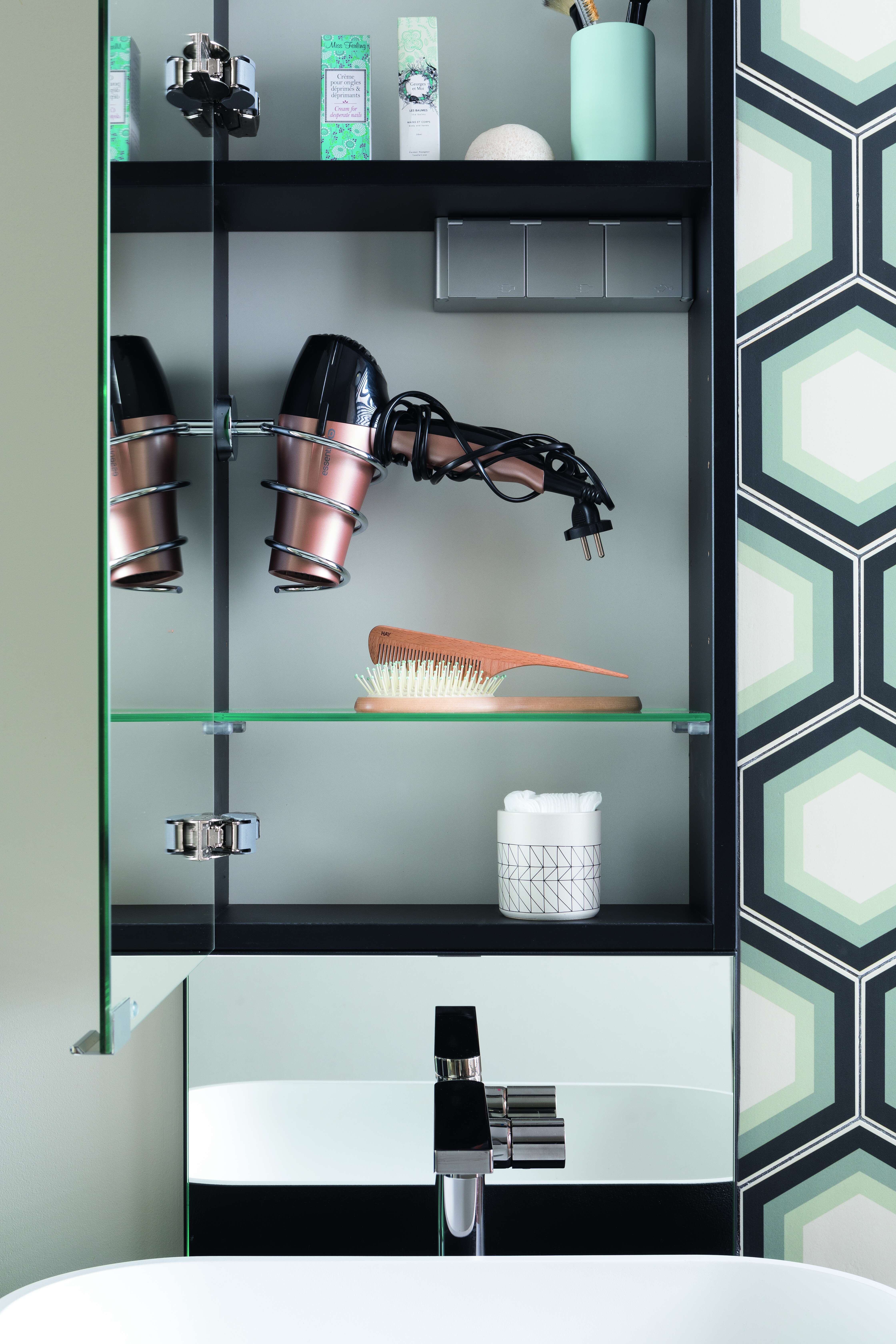 Salle de bain arty Rangements-Perene