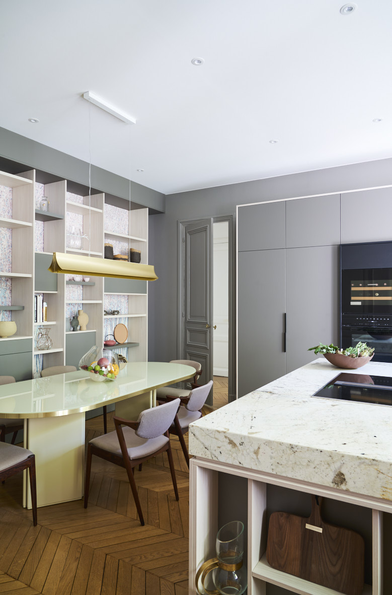 cuisine bibliotheque dinatoire