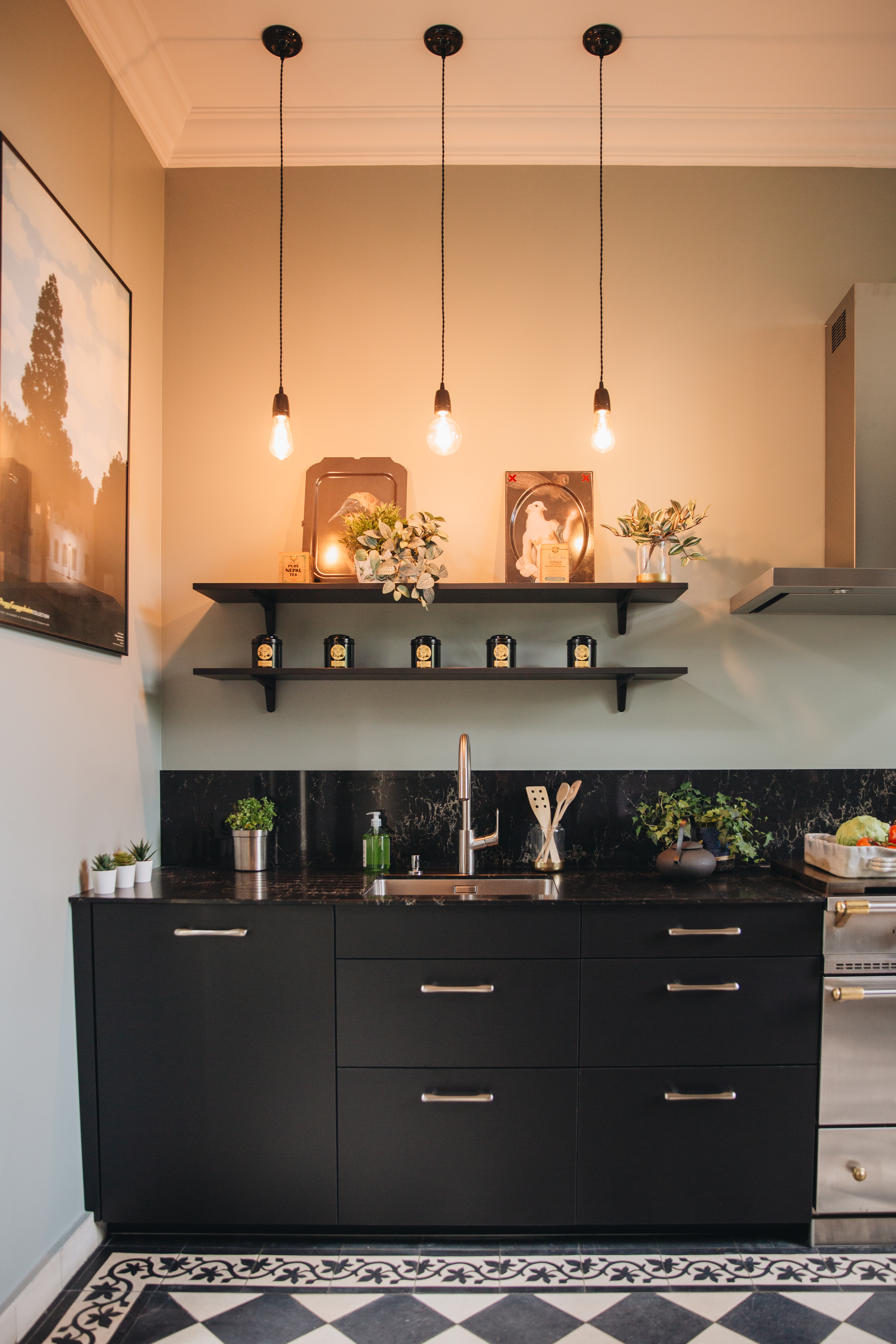 evier-cuisine-noir-mat