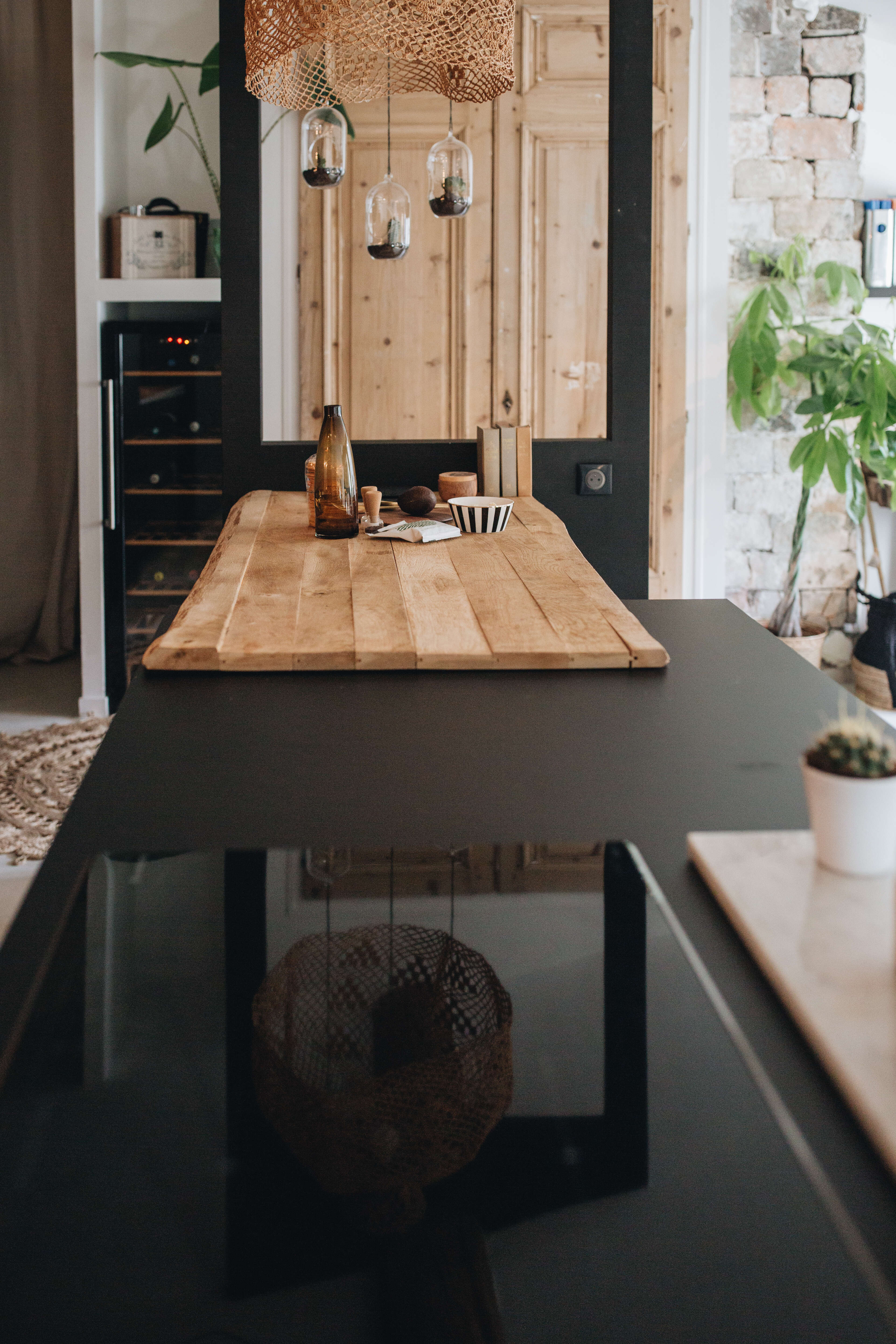 Cuisine-plan-de-travail-Bois-perene