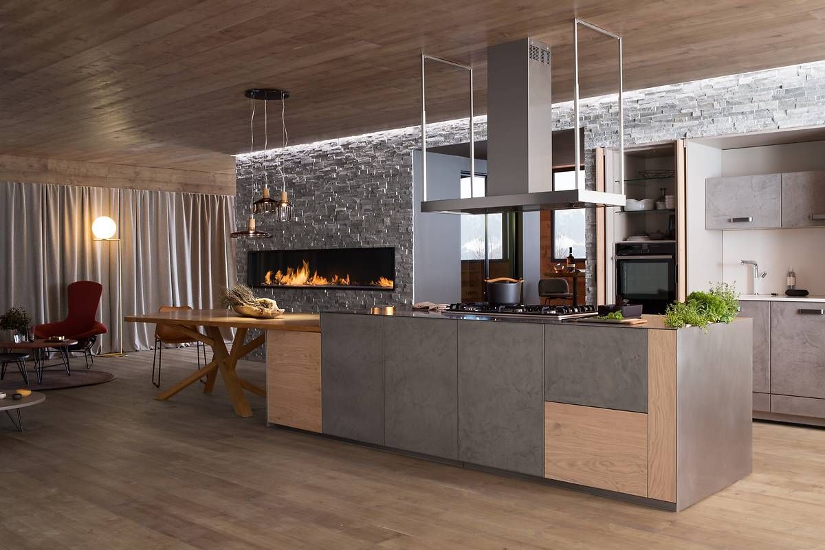 Chalet-moderne-cuisine-luxe-bois-pierre