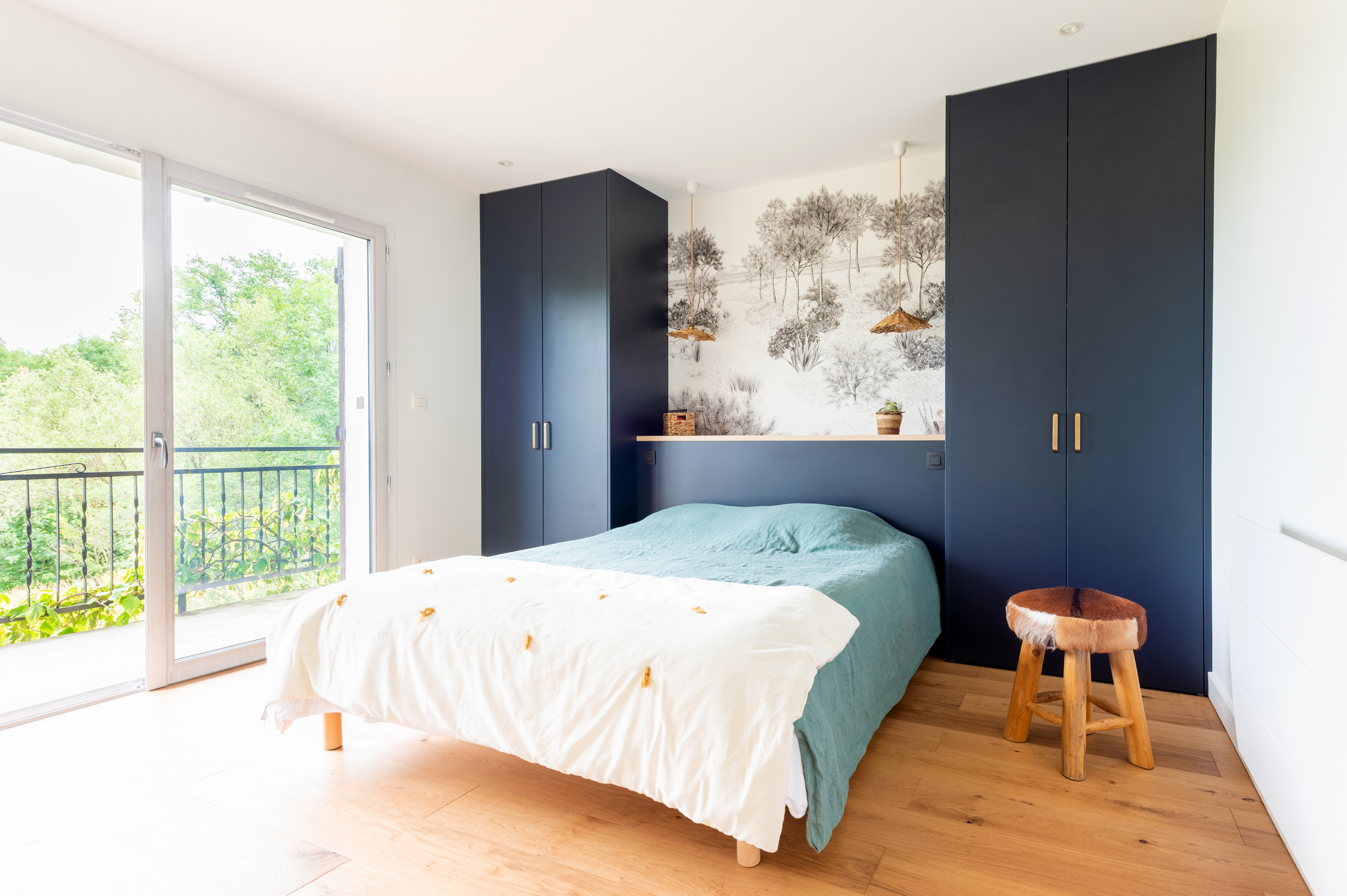 Chambre-parentale-vue-de profil-perene-vendargues