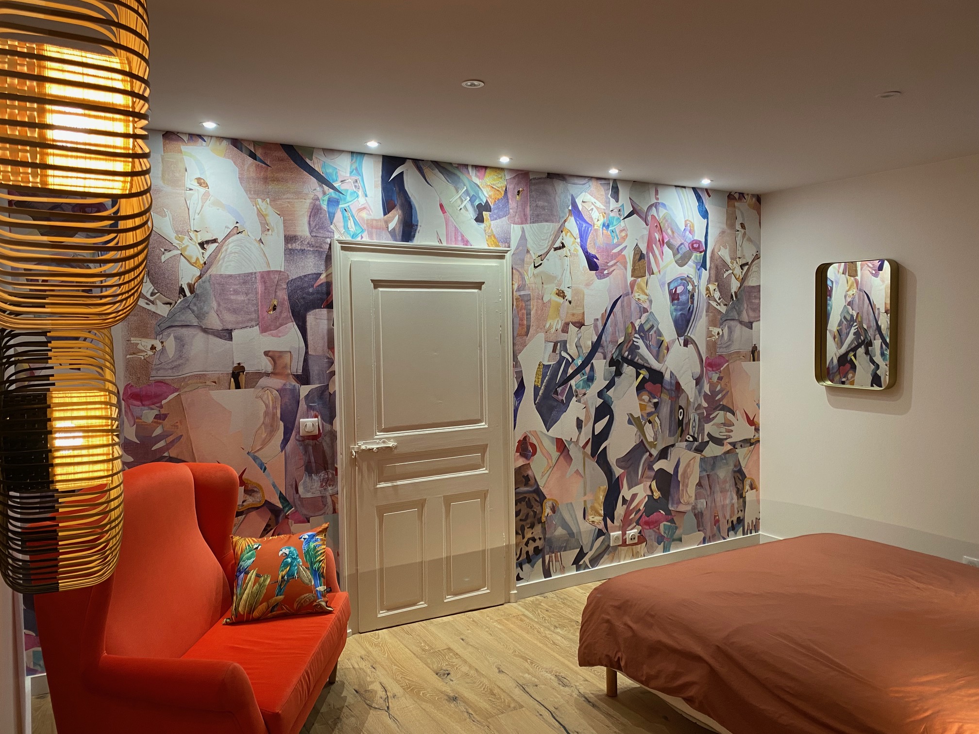 Papier peint déco audacieux